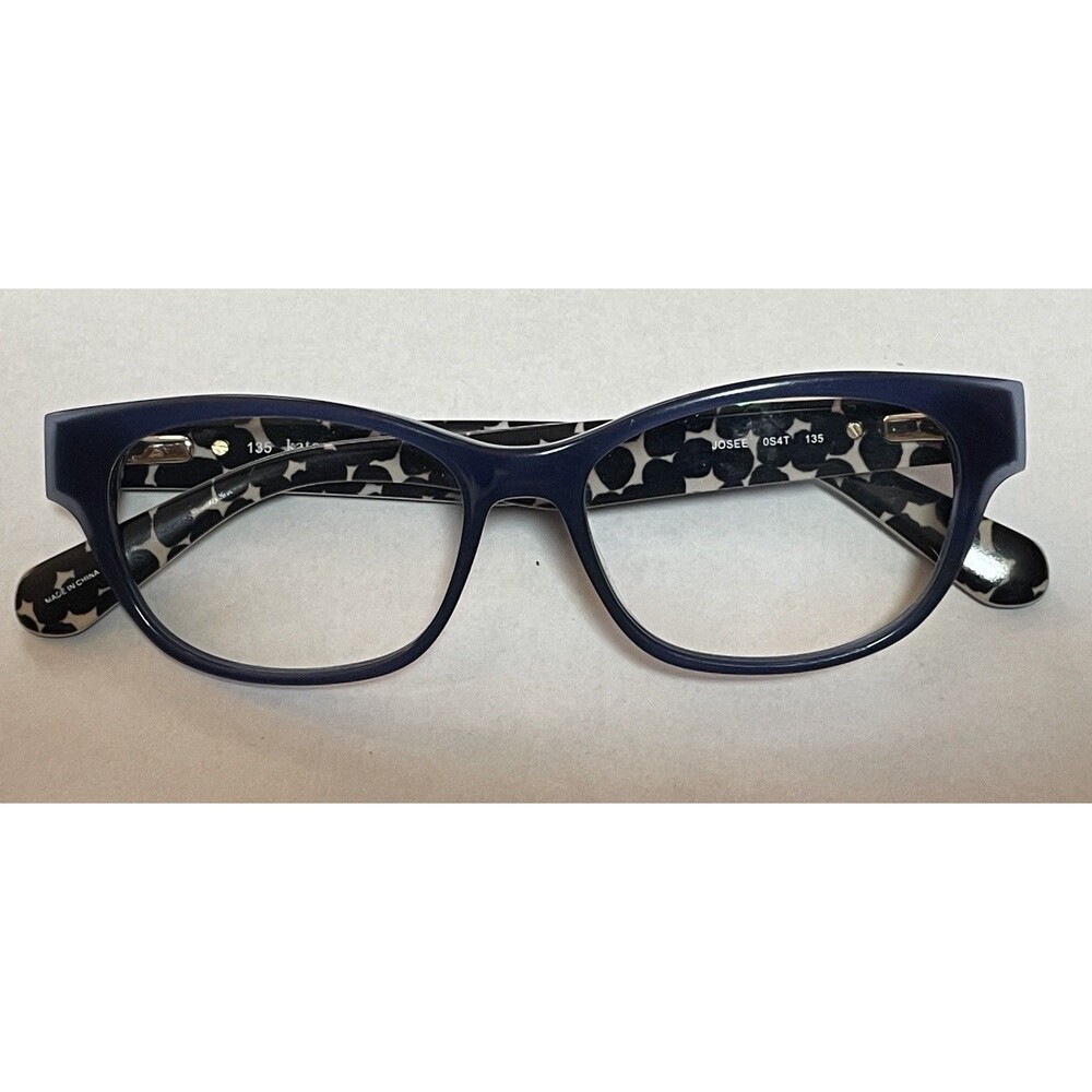 KATE SPADE NEW YORK JOSEE 0S4T 135 BLUE BLACK WHITE AUTHENTIC EYEGLASSES 50-15